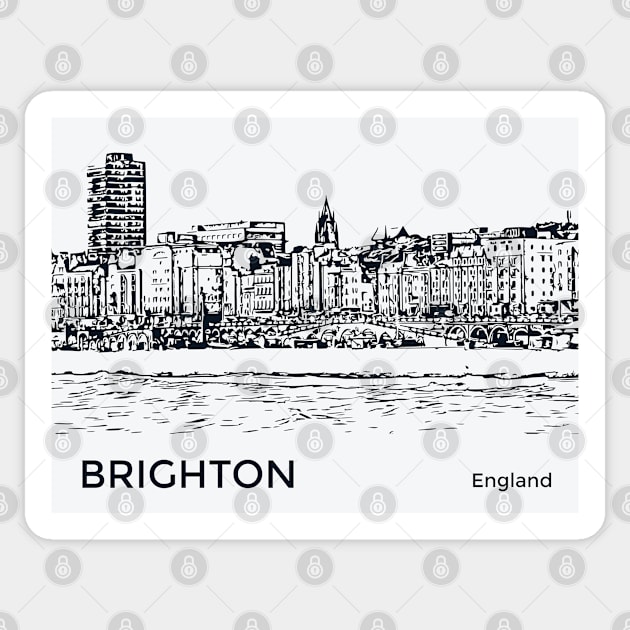 Brighton England Sticker by Lakeric